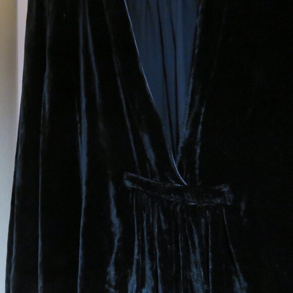 FREE PEOPLE X CP SHADES Jacey Velvet Mini Dress in Black Boho Minimalist Size S - Picture 8 of 13